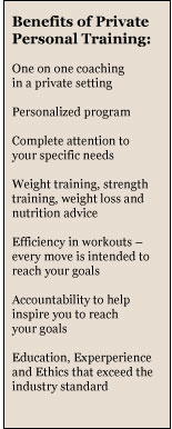 personal training the key benefits