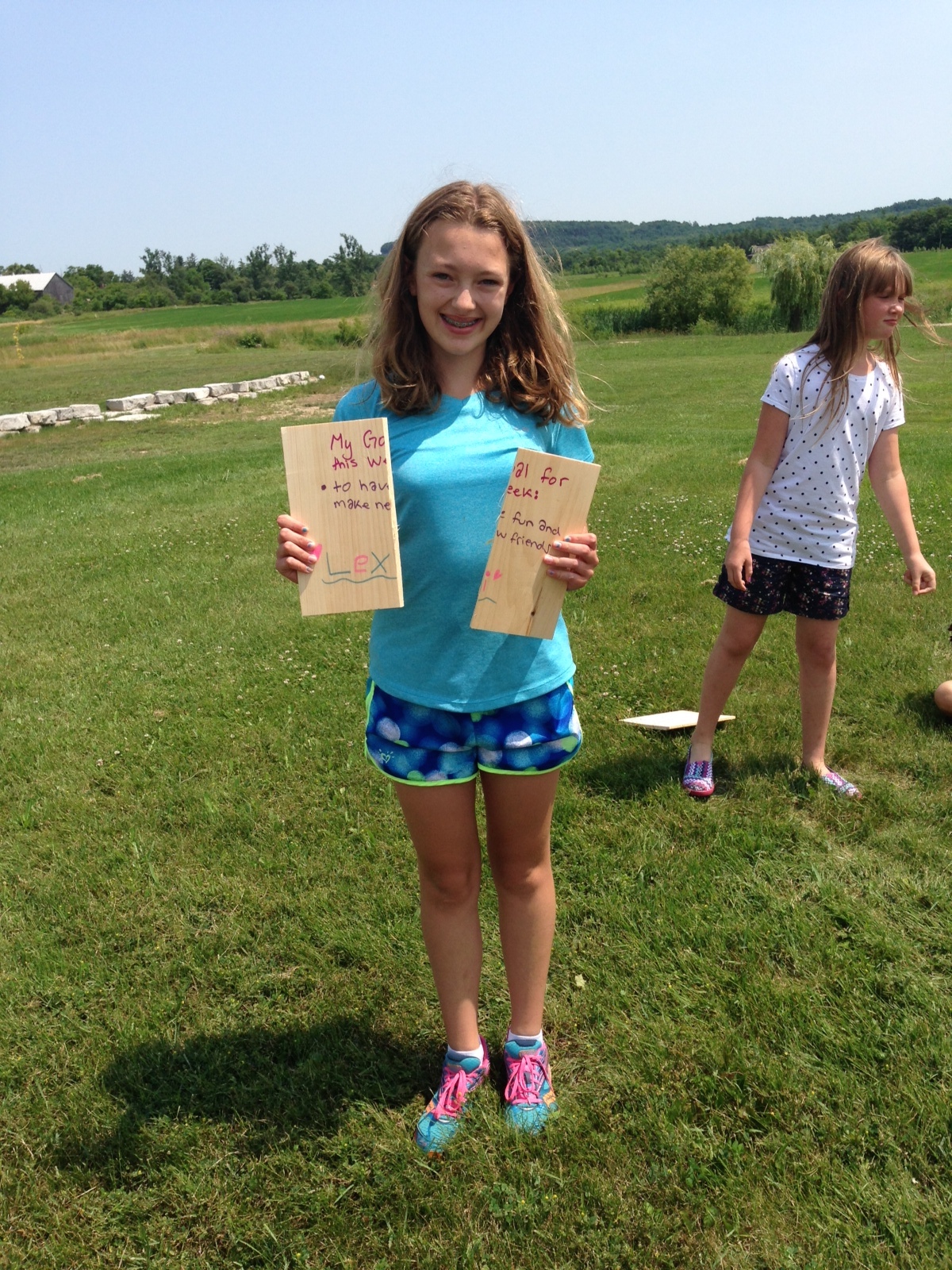 Girl Hiking at Retreat